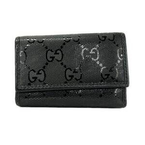 Gucci Imprime Key Case 138093 PVC Leather